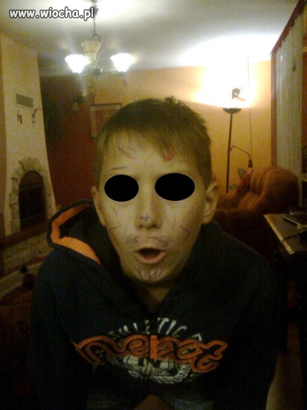 Jakby robił kupę...