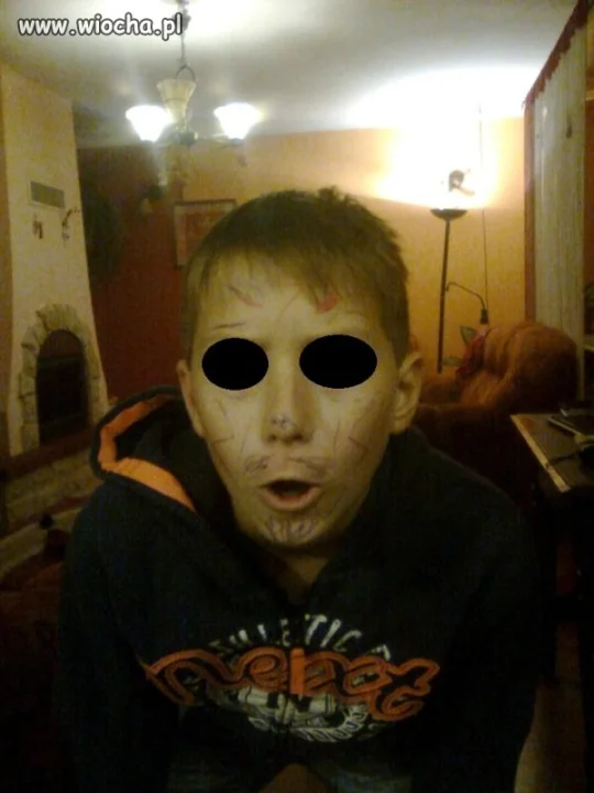 Jakby robił kupę...