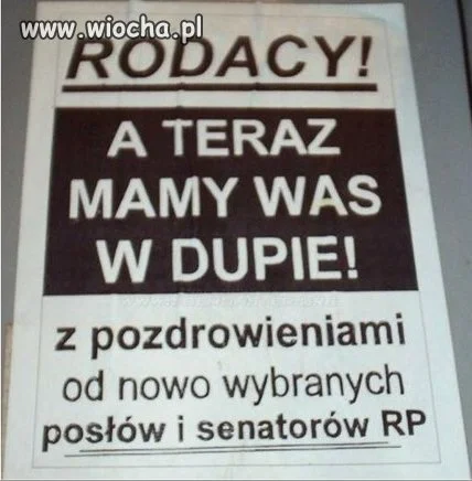 Już po wyborach.