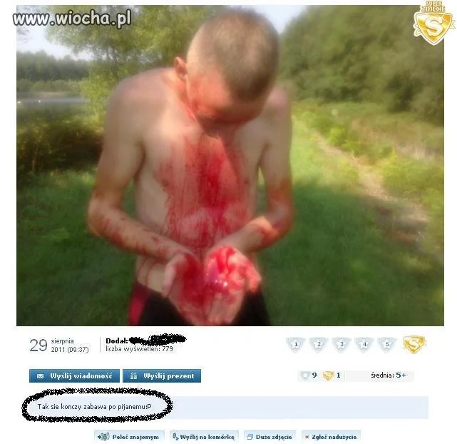 "Tak kończą frajerzy..."