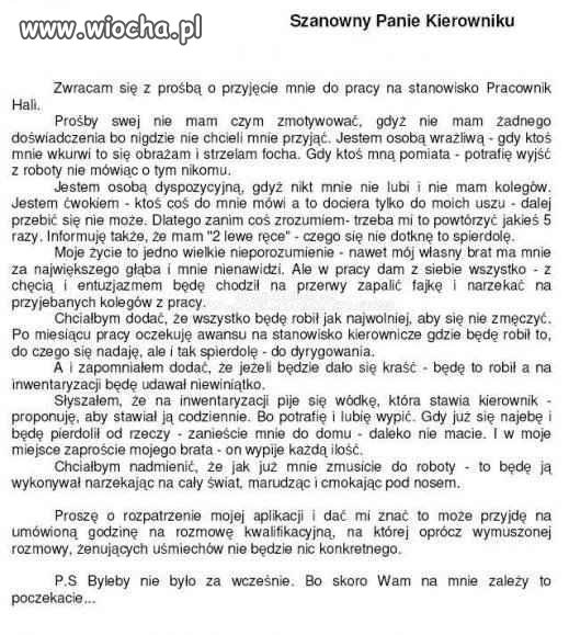 Do Kierownika 