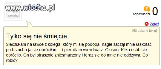Tylko się nie śmiejcie!