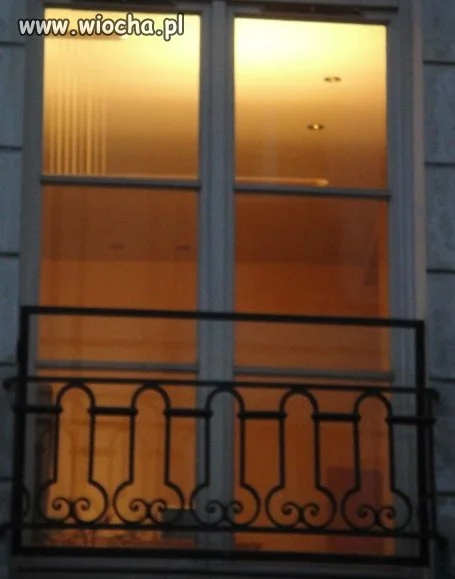 Ładna balustrada...