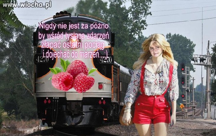 Mistrz Photo Shop'a i jeszcze te "późno" 