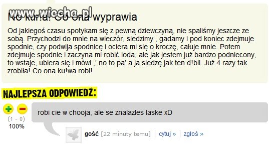 Co ona robi