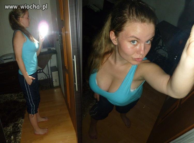Zdjęcie 17-latki, pozującej na n-k dla swojego boya.