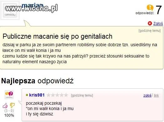 Publiczne macanie po genitaliach...