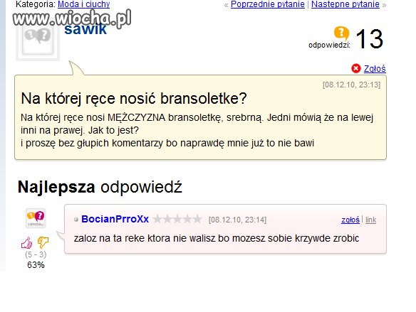 Nie ma to jak dobre rady...