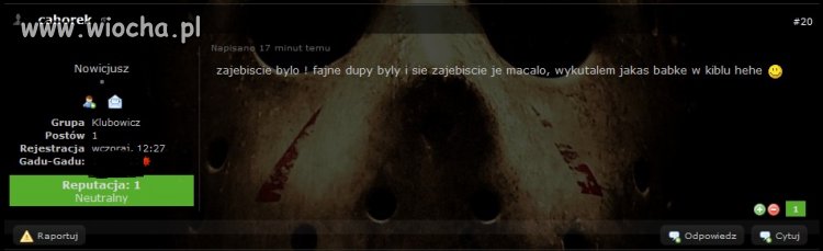A mamie się tym też pochwaliłeś?