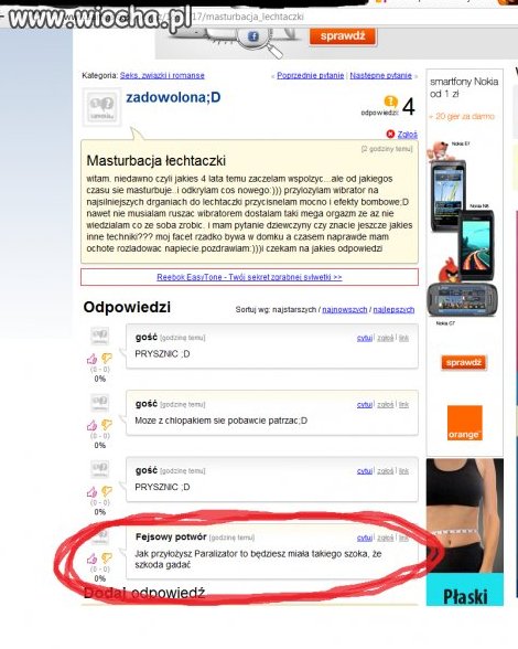 Nie wiem co ludzie myślą...