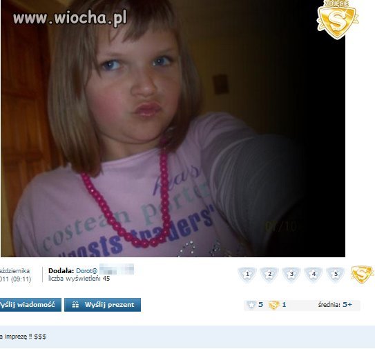 Sweet dzióbek u 7 latki