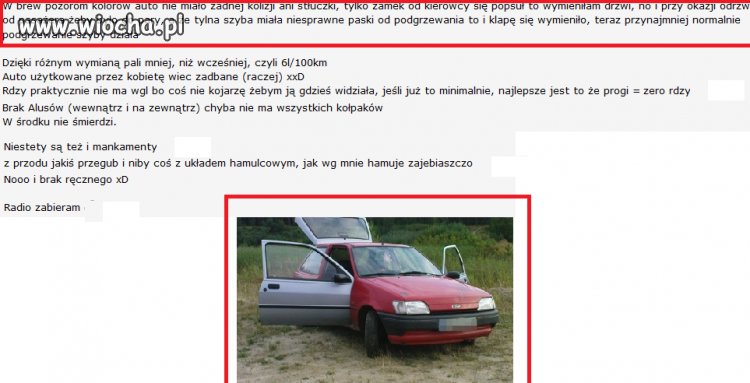 Sprzedam samochód
