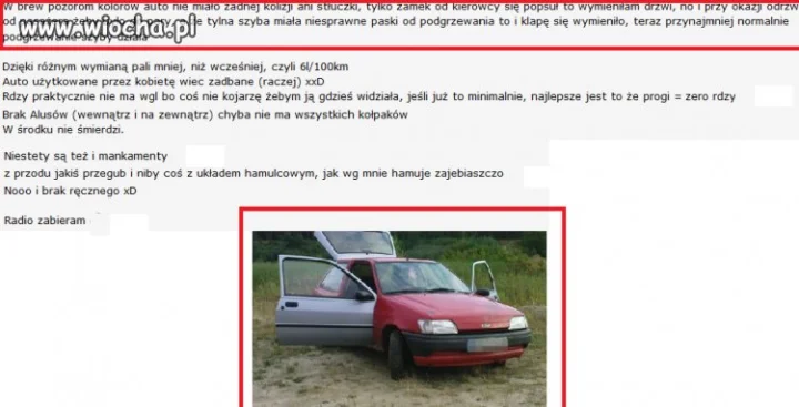 Sprzedam samochód