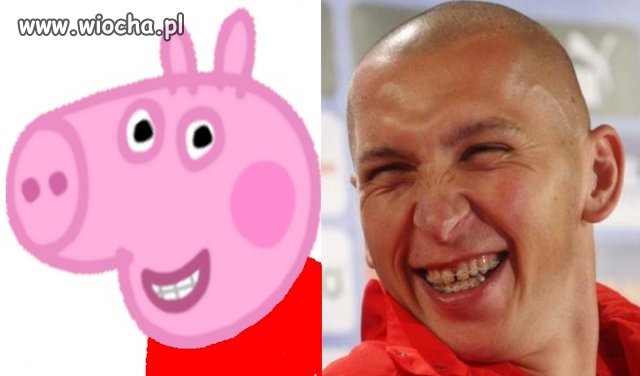 Brat bliźniak Świnki peppy. 