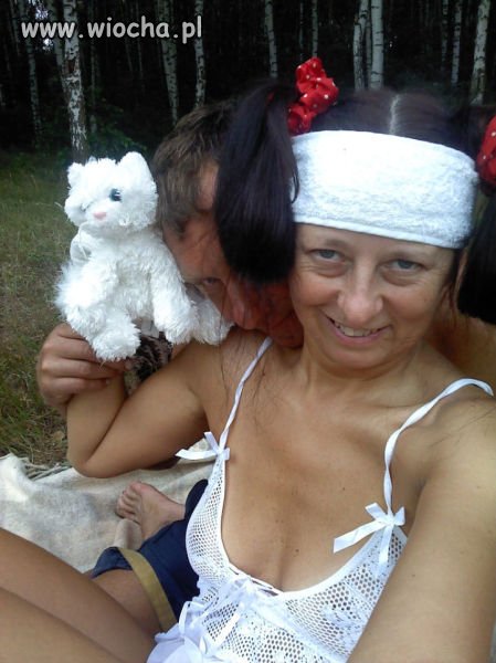 Ręcznik na głowie,