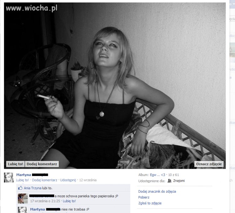 Ona ma 13 lat...