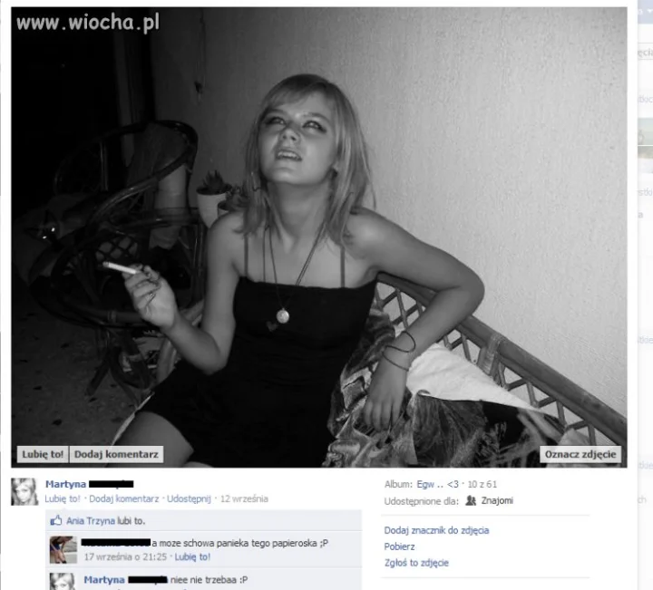 Ona ma 13 lat...
