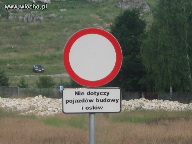 Nie dotyczy pojazdów budowy i osłów