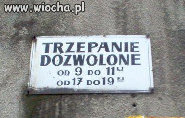 Trzepanie dozwolone...