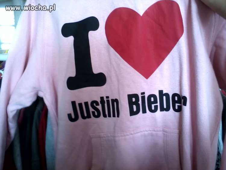 Bluza z Justina Biebera ! Hahaha Wtf ? 