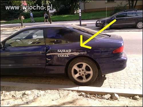 A taki ślepy sąsiad.
