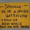 Ostrzeżenie