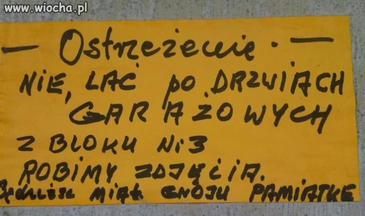 Ostrzeżenie