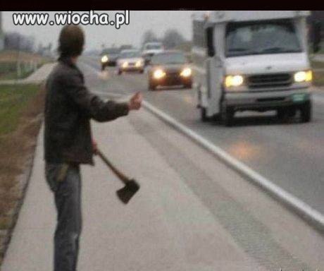 Autostopowicz...