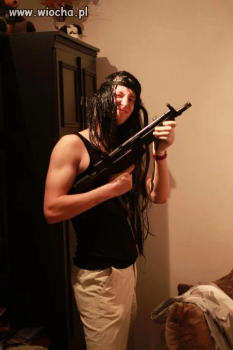 Prawie jak rambo...