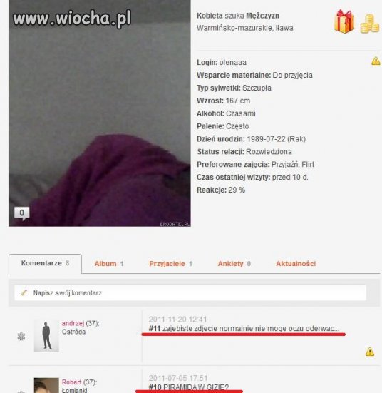 Na portalu randkowym