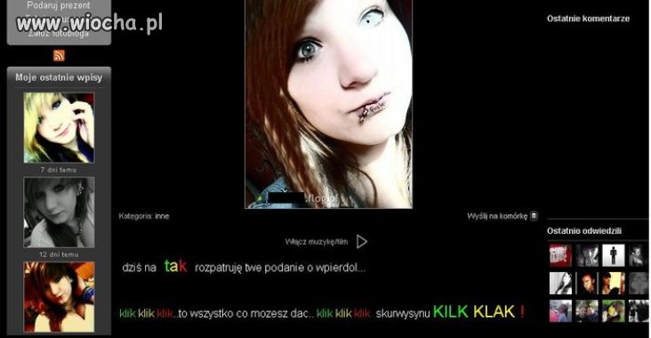 Podanie o wpierdol