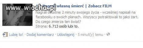 Nagrali własną śmierć a...