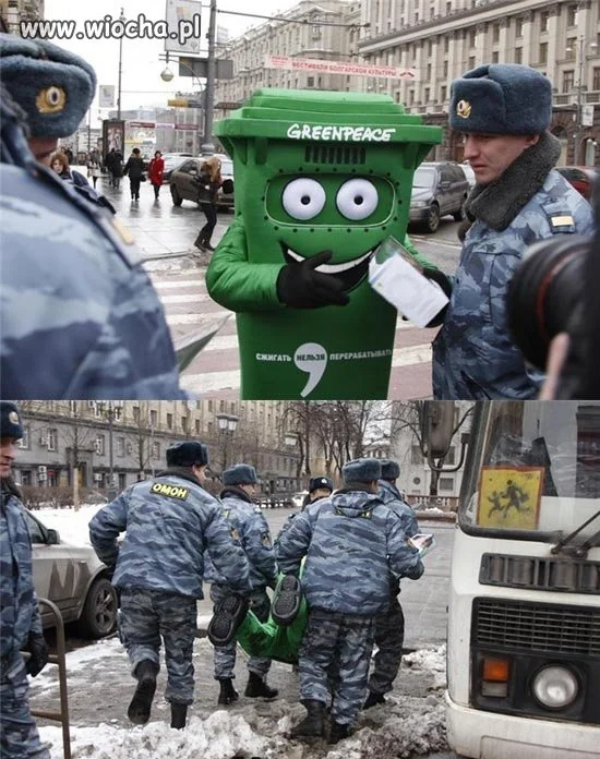 Rosja tam nawet greenpeace