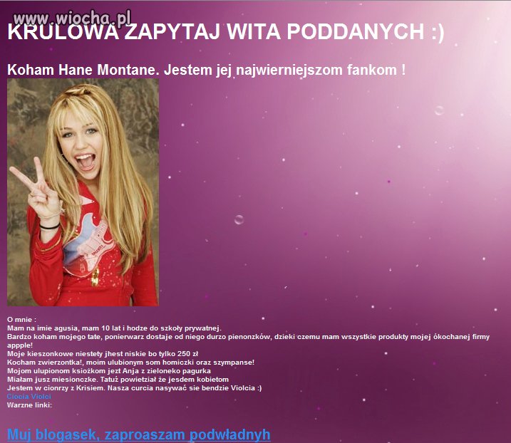 profil pewnej dziewczynki