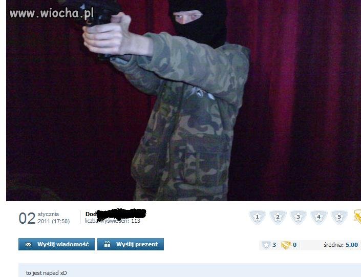 To jest napad