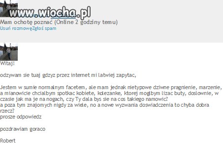 Rozmowa z lizobutem...