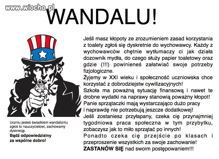 Wandalizm.