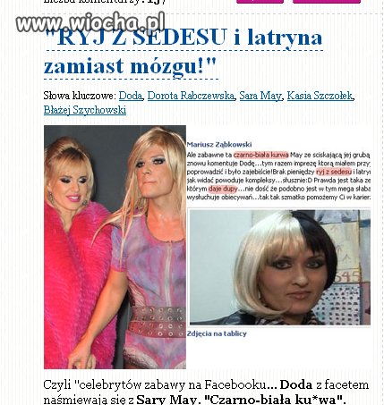 Problemy "celebrytów"