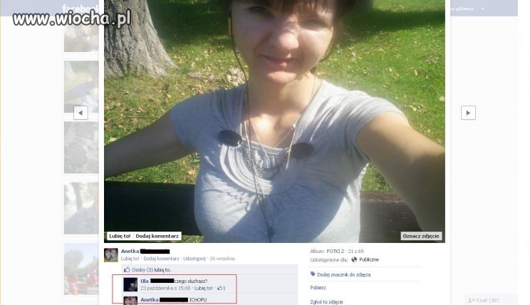 A Anetka słucha "ICHOPU"
