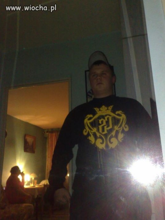 Sweet fotka z babcią w tle