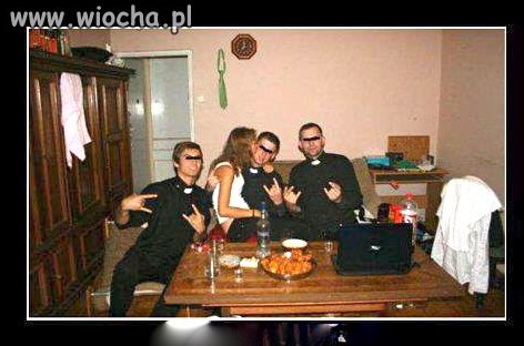 Takie tam na plebani.