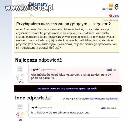 Po części go zdradziła...