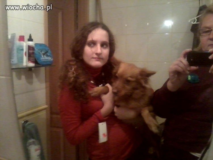 Lans na psa, babcie i nową bluzke