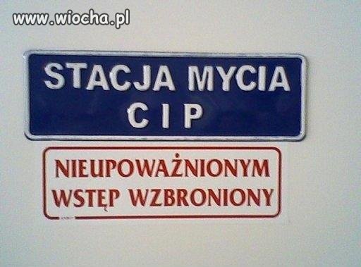 STACJA MYCIA...Cip?