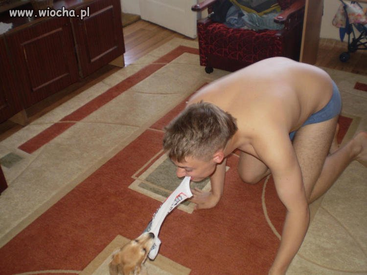 Ciągnij piesku