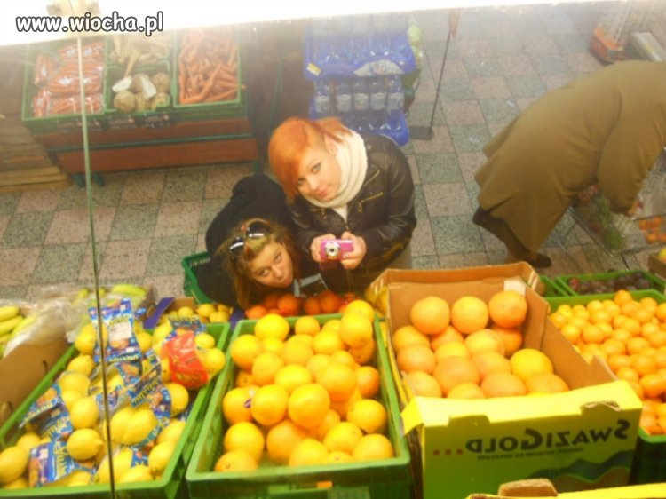 Sesja na dziale warzywnym