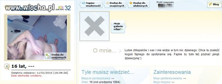 I to pisze 16-latka 