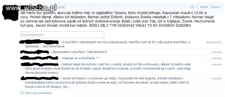 Na wszystko...