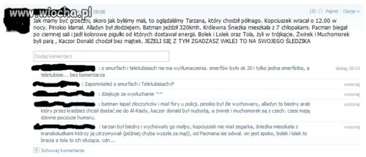 Na wszystko...