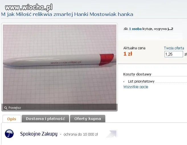 Relikwia Hanki Mostowiak.